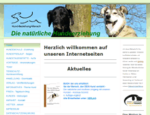 Tablet Screenshot of hund-beziehung-mensch.de